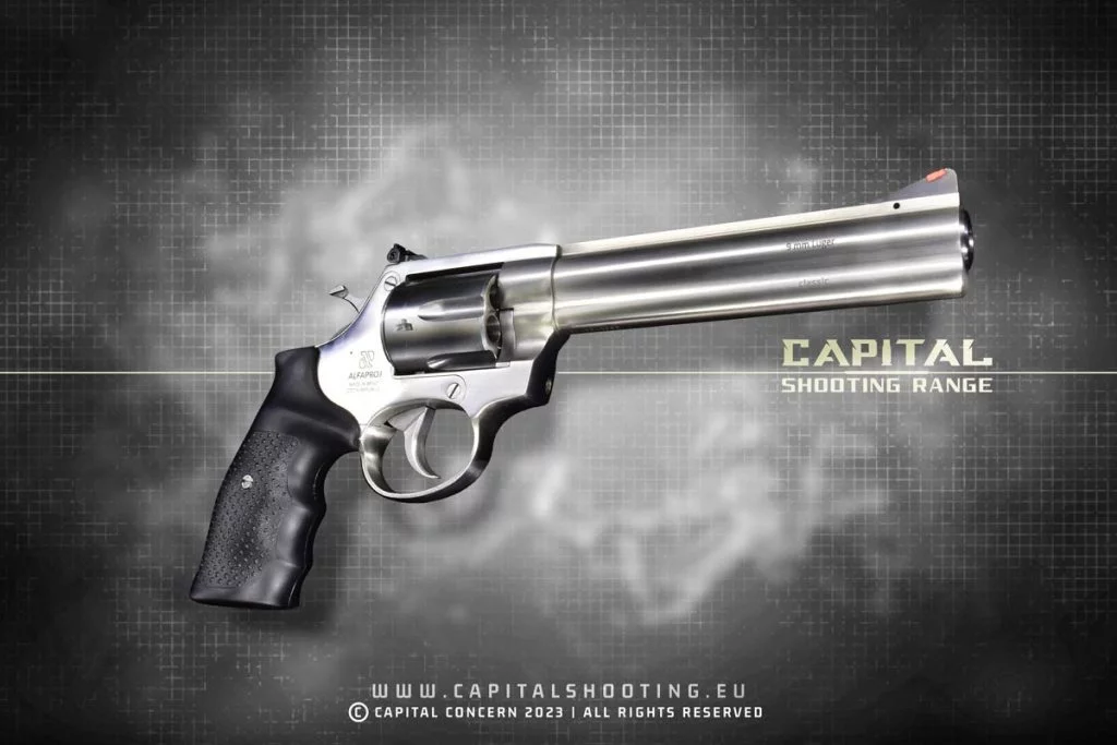 Alfa 9261 Revolver at Capital Shooting Range Budapest - Step into your shooting adventure today!
