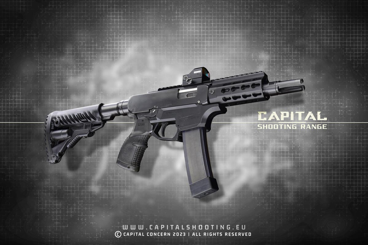 BARK 9 Compact semi automatic rifle - Capital Shooting Range Budapest - Where your shooting adventure awaits!