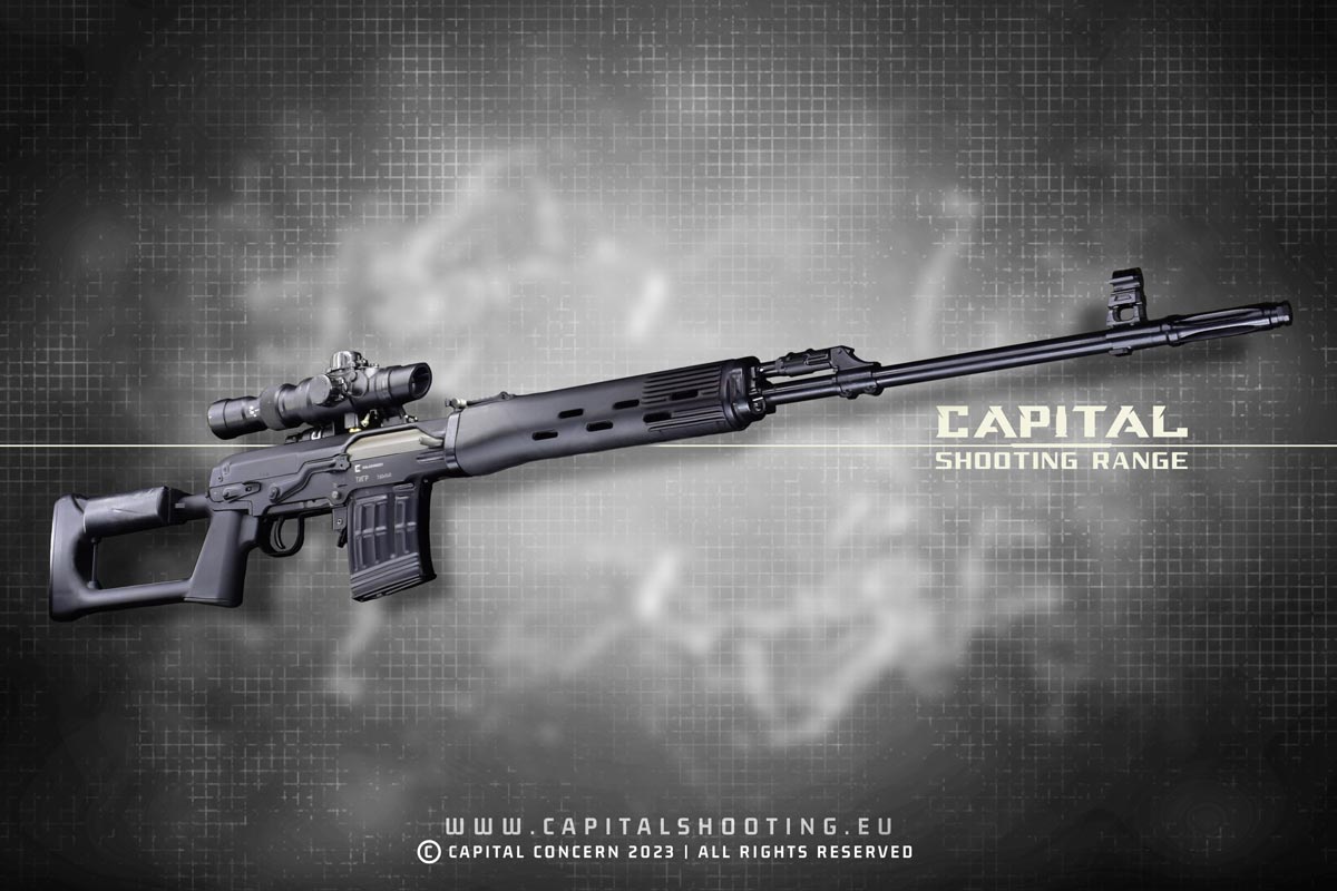 SVD Dragunov Special Edition Sniper Rifle - Capital Shooting Range Budapest - Where your shooting adventure awaits!