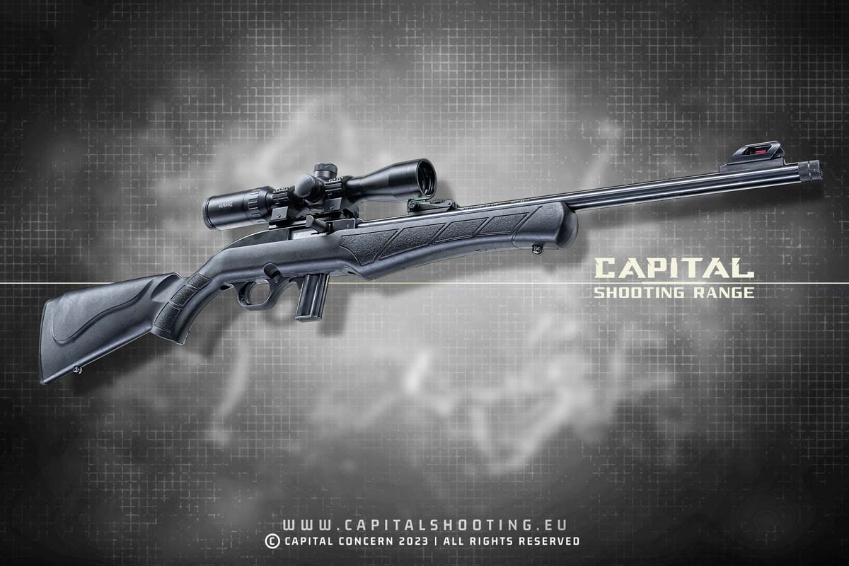 Rossi 7022 22LR rifle at Capital Shooting Range Budapest - Elevate your shooting experience!